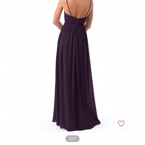 Azazie Plum Bridesmaid Dress - Picture 2 of 11